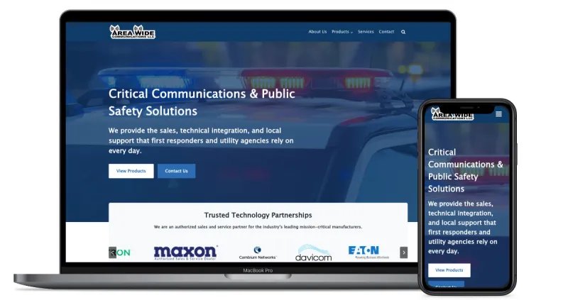 Area Wide Communications website