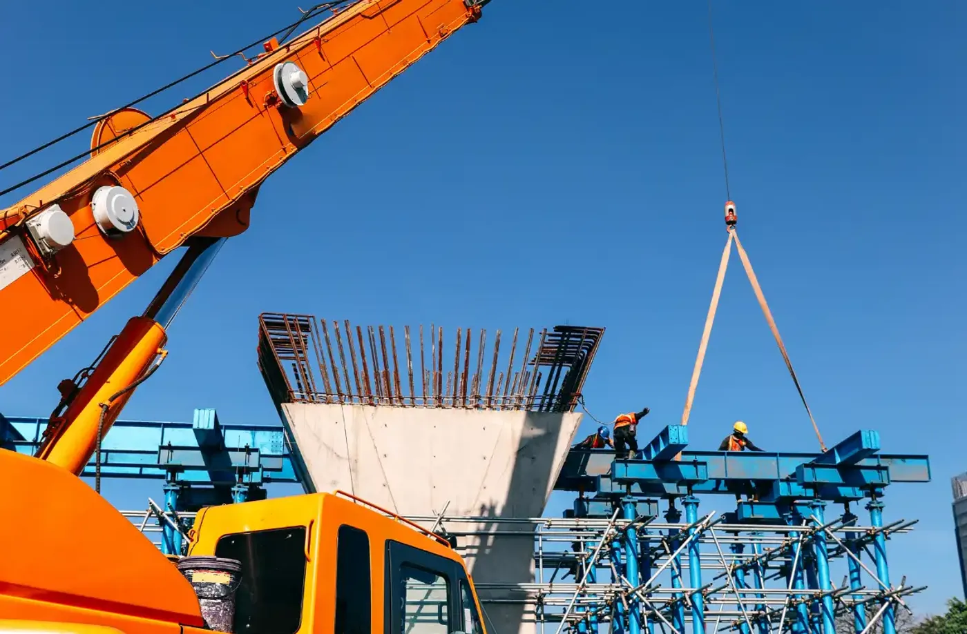 Commercial construction site