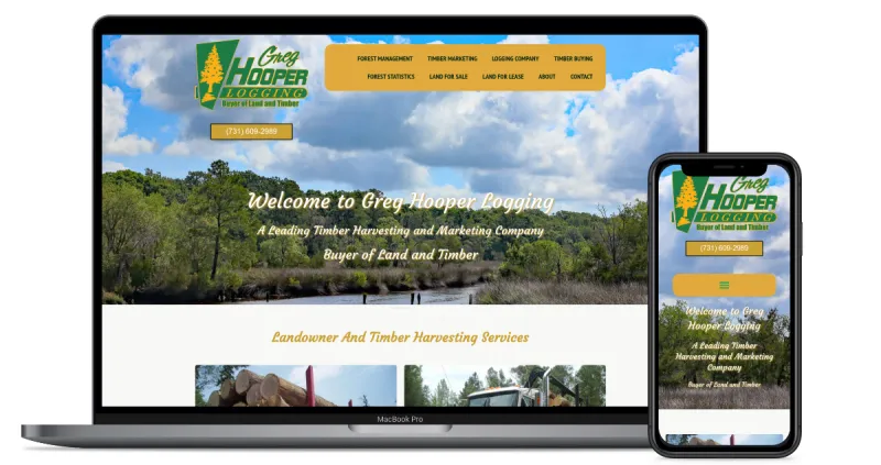 Greg Hooper Logging website