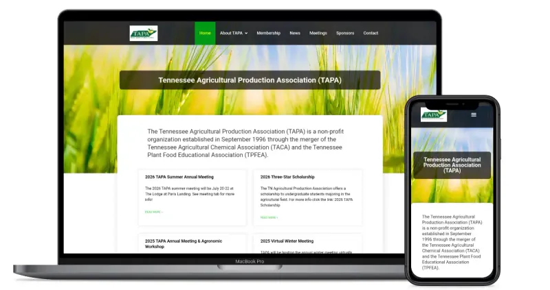 Tennessee Agricultural Production Association website