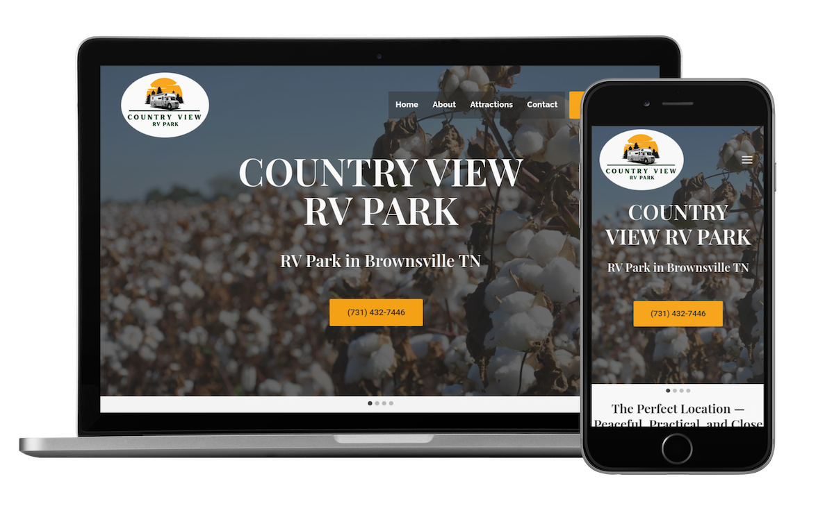 Website Design for RV Park